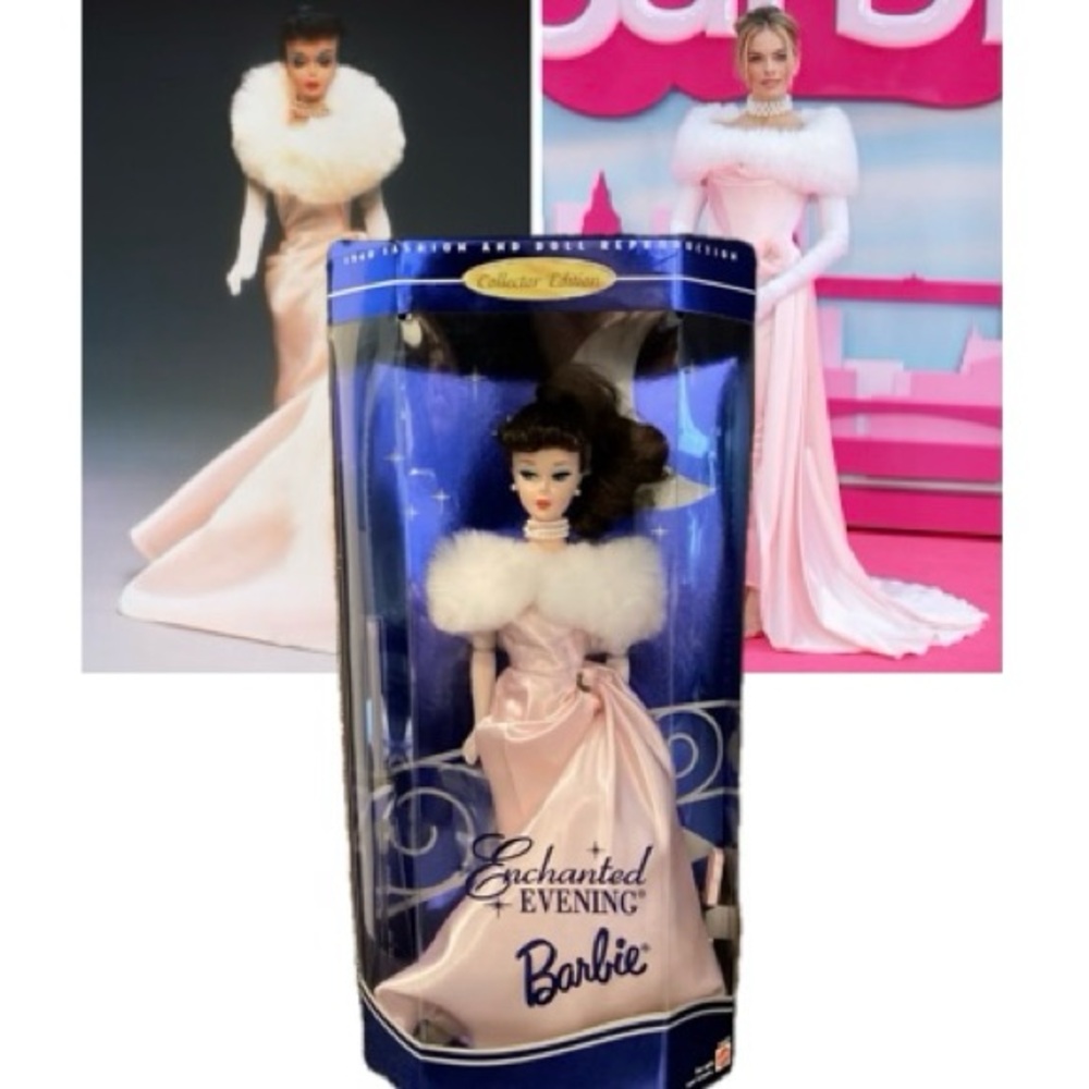 NRFB BARBIE Enchanted Evening Barbie (brunette) Collector Edition. 1995 #15407